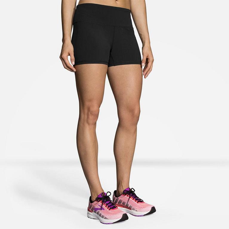 Brooks Ghost 3 Women's Running Shorts - Grey (68192-AGUI)